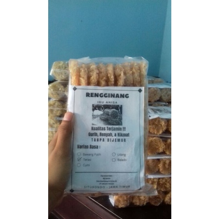

Rengginang Rasa Terasi langsung goreng tanpa dijemur lagi