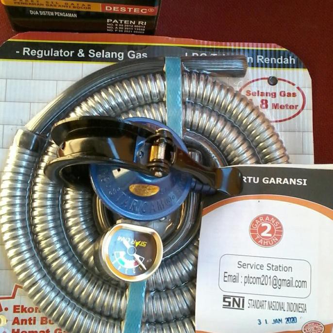 PROMO regulator gas lpg starcam-sc 23mms&selang antitikus