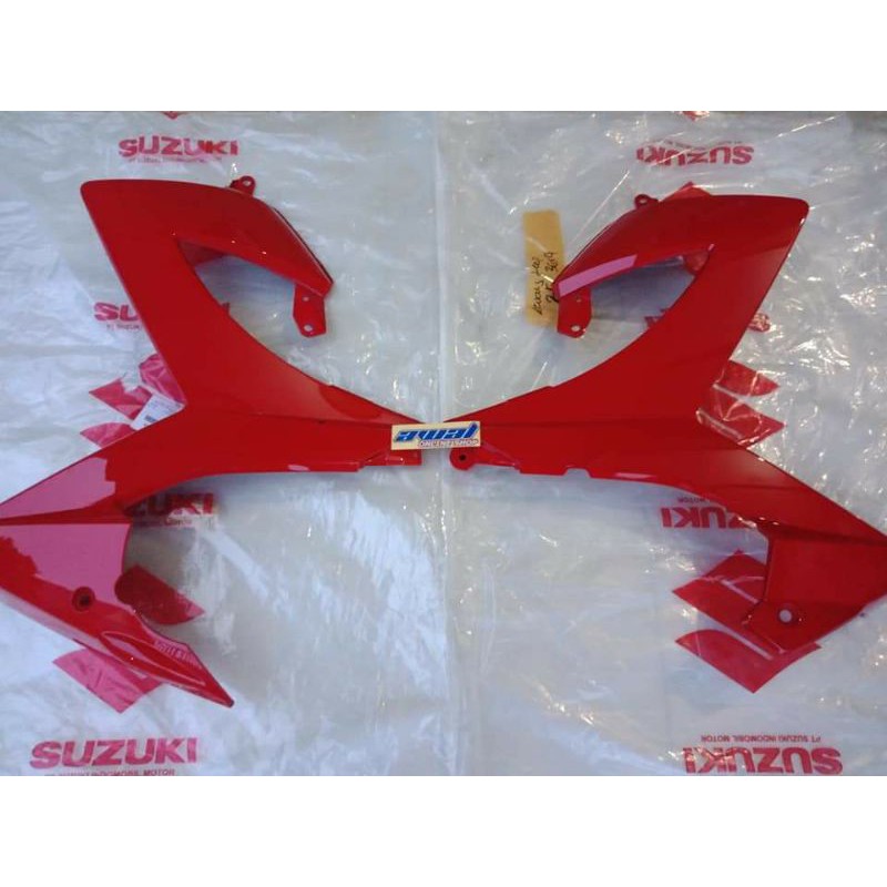 cowling side ori SGP / Sayap Satria Fu Facelift Merah Original