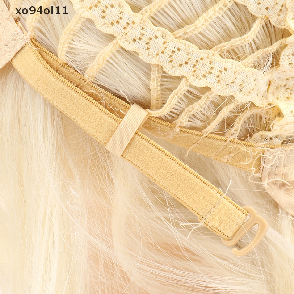 Xo Genshin Wig Rambut Sintetis Tahan Panas Warna Beige Untuk Cosplay