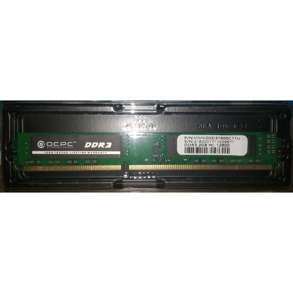 DDR3 2GB OCPC PC12800