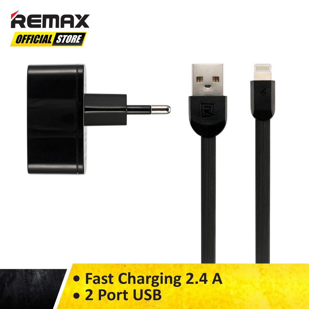 Remax Dual USB Charger with Cable iPhone RP-U215i