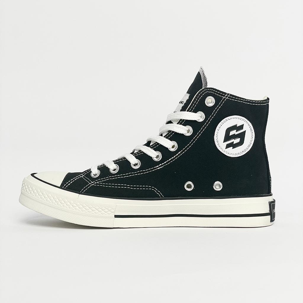 SIDSNEAKS Sepatu Storm 70s High Black White Original Sepatu Sneakers Pria