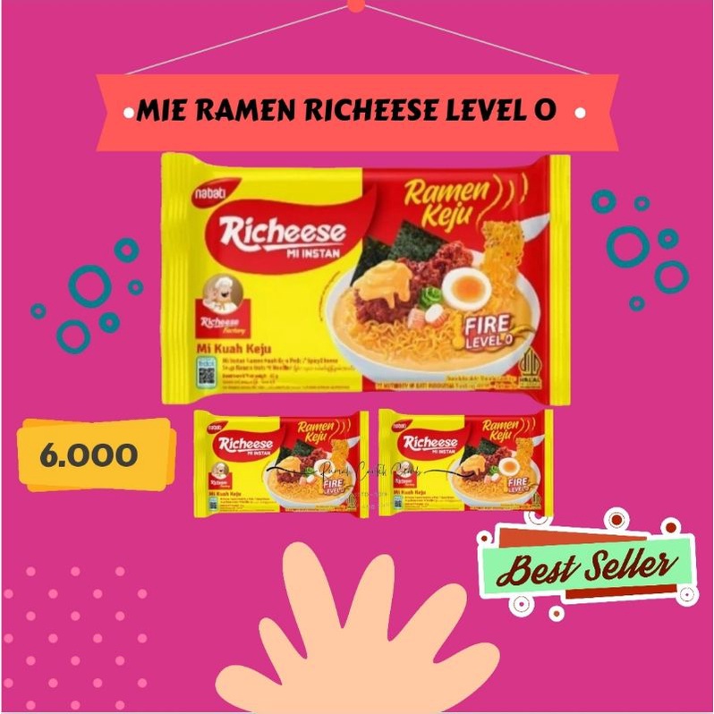 

READY STOCK MIE RAMEN RICHEESE LEVEL 0 3 DAN 5