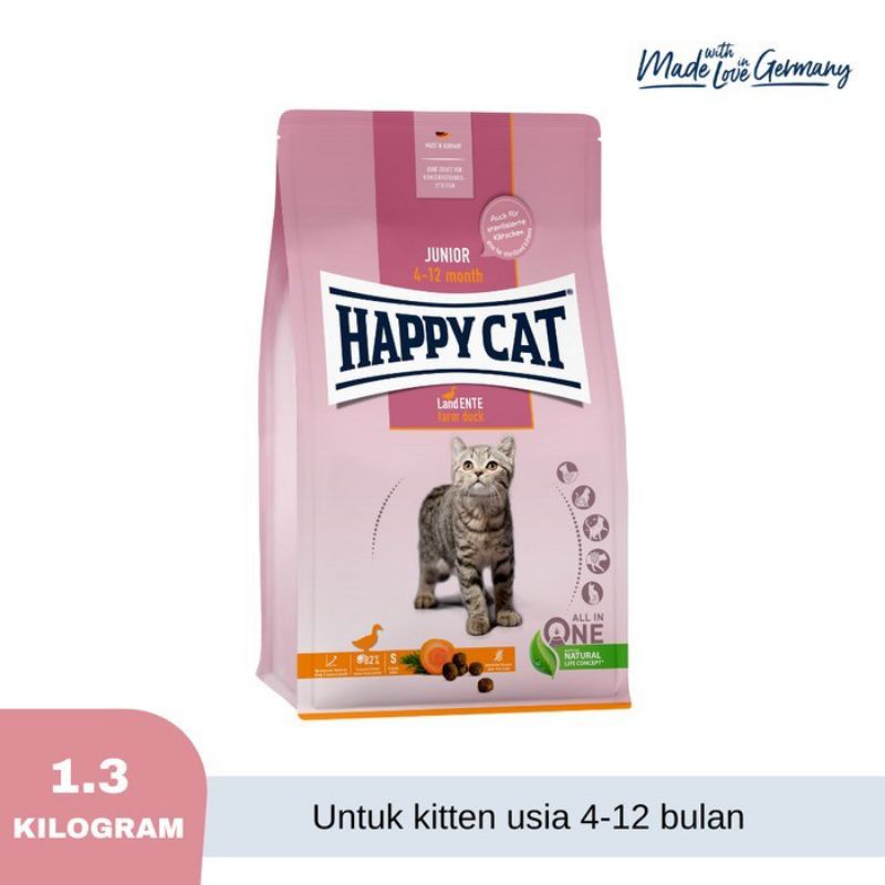 Happy Cat  Junior Land Ente Farm Duck 1.3kg