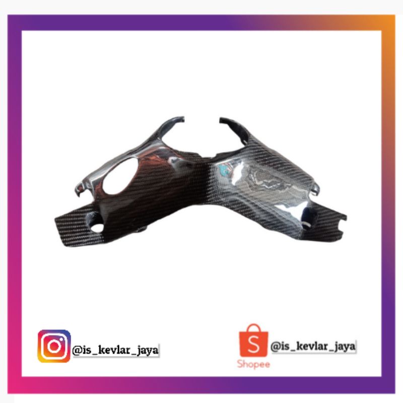COVER STANG BAWAH NMAX OLD KARBON KEVLAR