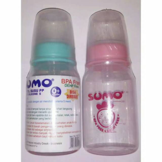 Botol Susu Sumo Murah BPA Free 240 Ml/120 Ml /60 Ml