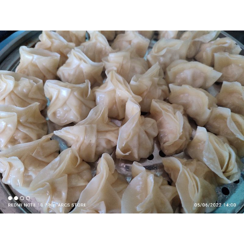 Dimsum Gyoza Fresh isi 10pcs Halal Murah Enak bisa Dijual Lagi Tanpa Tepung Asli Ayam