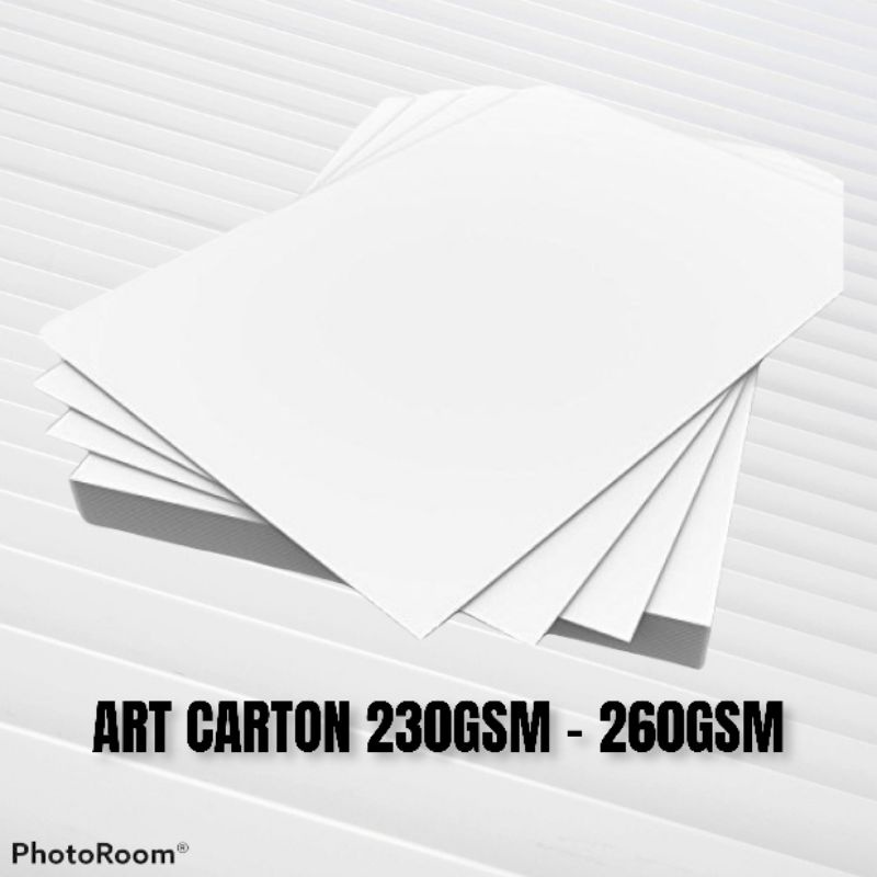 

ART CARTON 230GSM - 260GSM (A4) dan (F4)