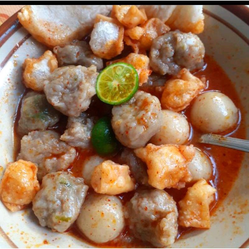 

baso Aci tulang rangi pedas nikmat instan
