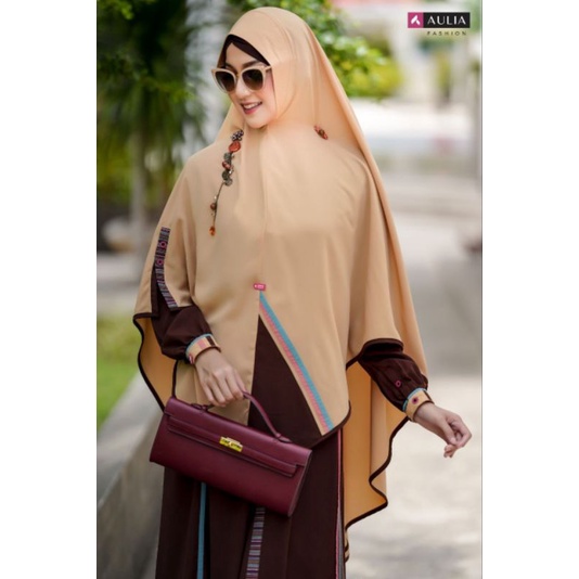 GAMIS AULIA SACHIE CHOCOLATE PASTEL YELLOW