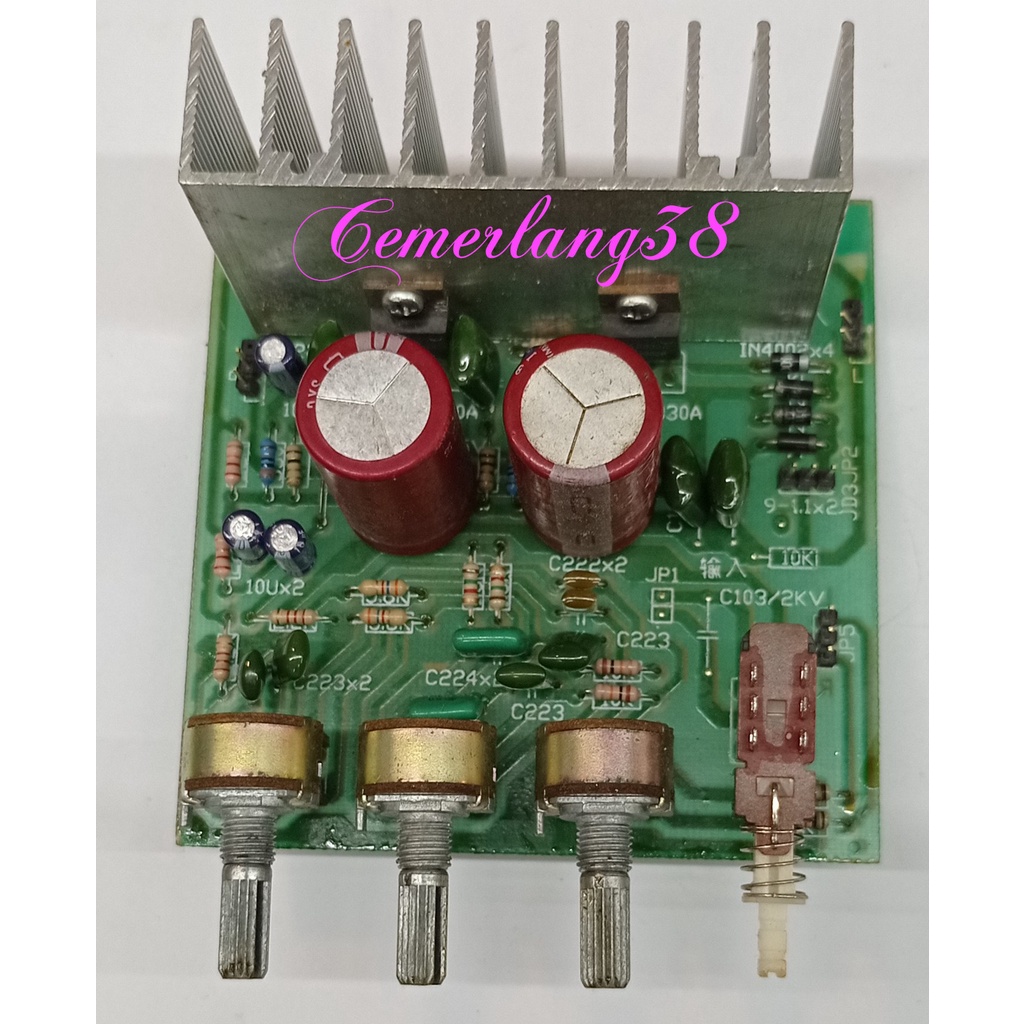 KIT POWER STEREO TDA 2030A 80W 12VDC AMPLIFIER PLATINUM TDA2030A 3PT