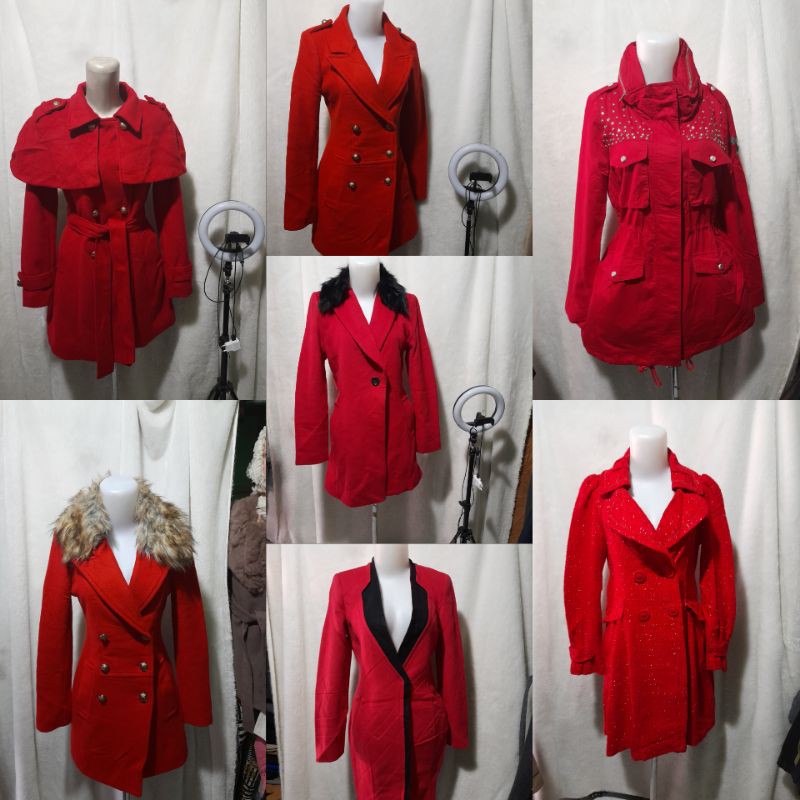 Coat Wool Merah 3 Kg..