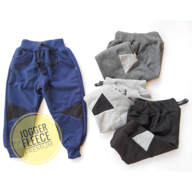 PILIH WARNA JOGGER FLEECE ANAK GRADE A