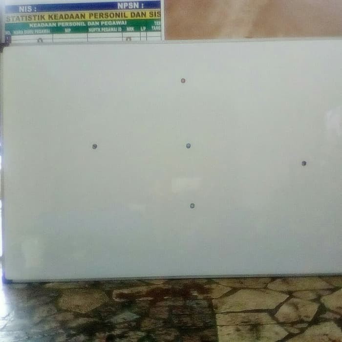 

Papan Tulis Magnetik Gantung 90 × 150 Cm