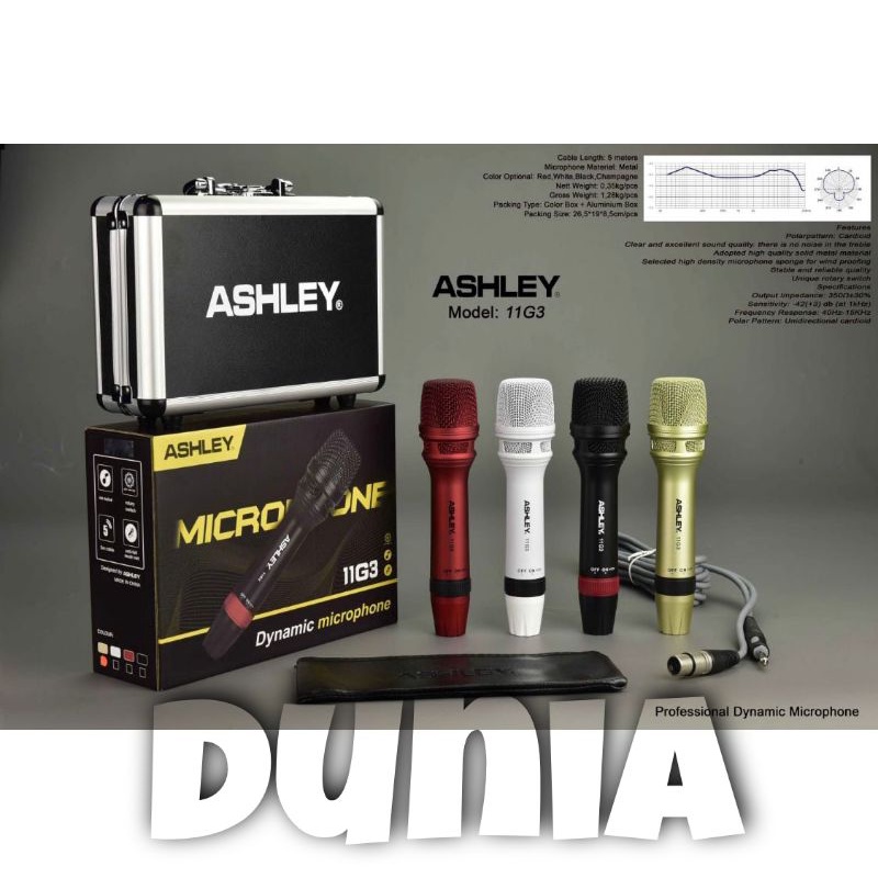 Mic Kabel Ashley 11G3 Original Ashley 11 G3
