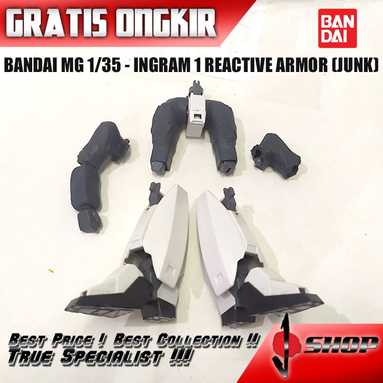 BANDAI MG 1/35 - INGRAM 1 REACTIVE ARMOR (JUNK)