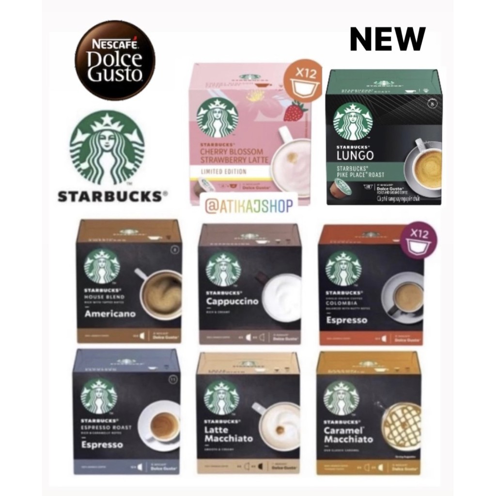 

Nescafe Dolce Gusto NDG Starbucks Coffee Capsule - Caramel
