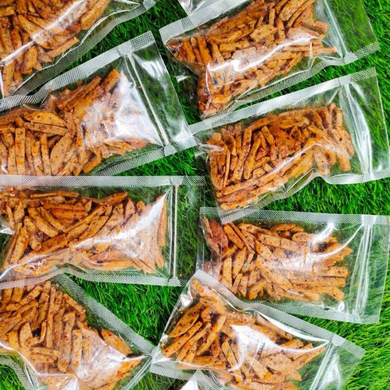 

Basreng extra pedas paket 10 bungkus 100gr