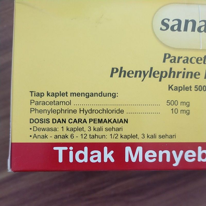 SANAFLU OBAT FLU TANPA KANTUK PERSTRIP