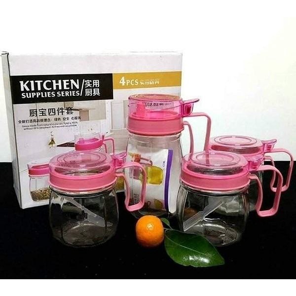 KITCHEN SET JAR 4IN 1 WADAH BUMBU