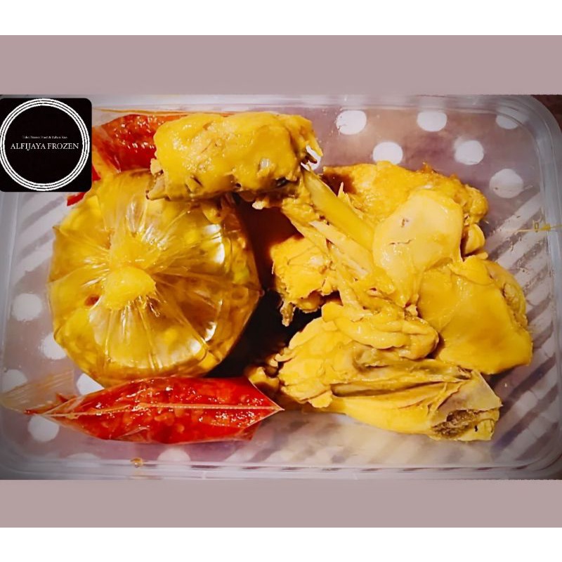 

Ayam Ungkep Bumbu Kuning Sambal Setan isi 3 Praktis tinggal goreng (Frozen food)