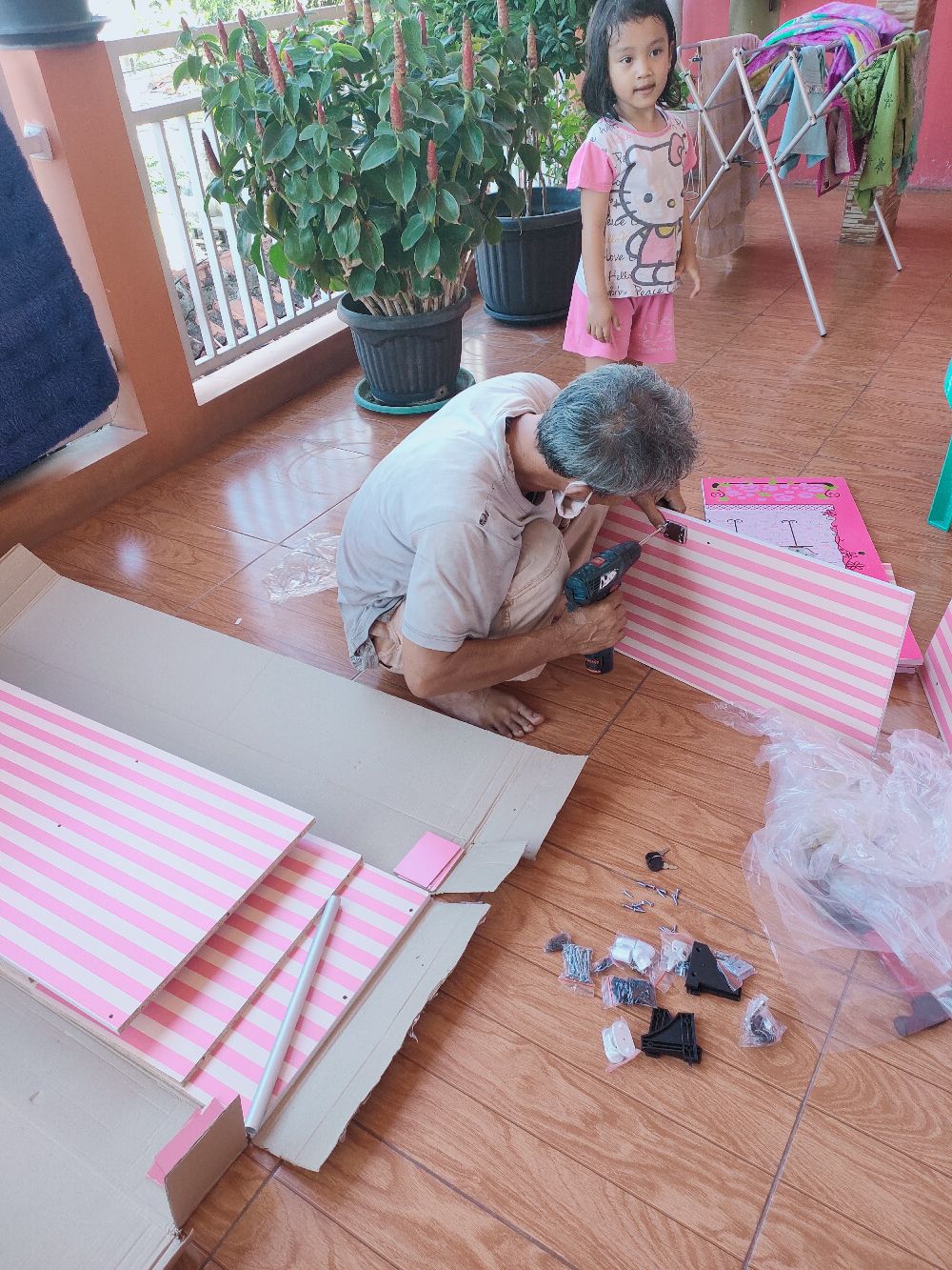 Lemari Pakaian Anak Karakter Charmy Kitty Wd 1311 Cmy