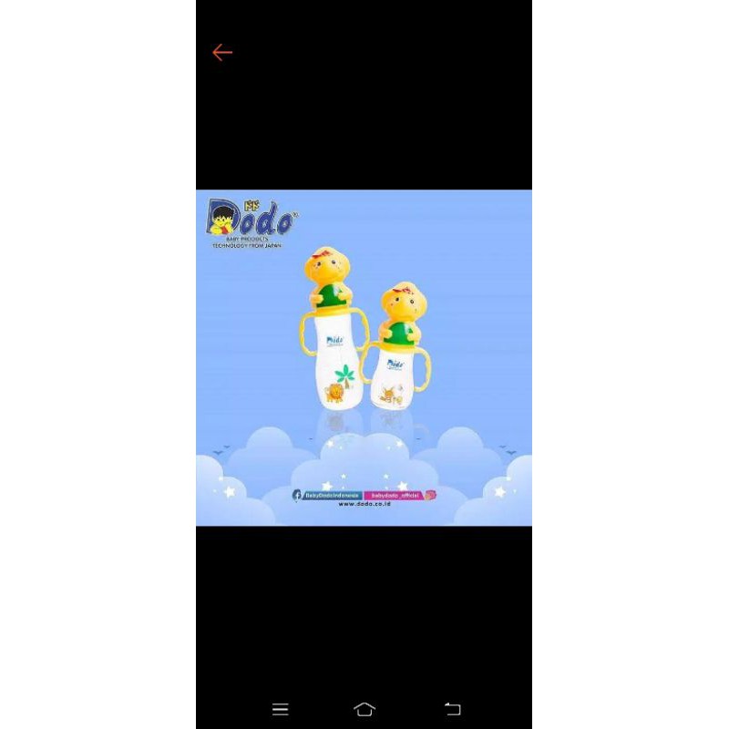 Botol dodo dino 240ml