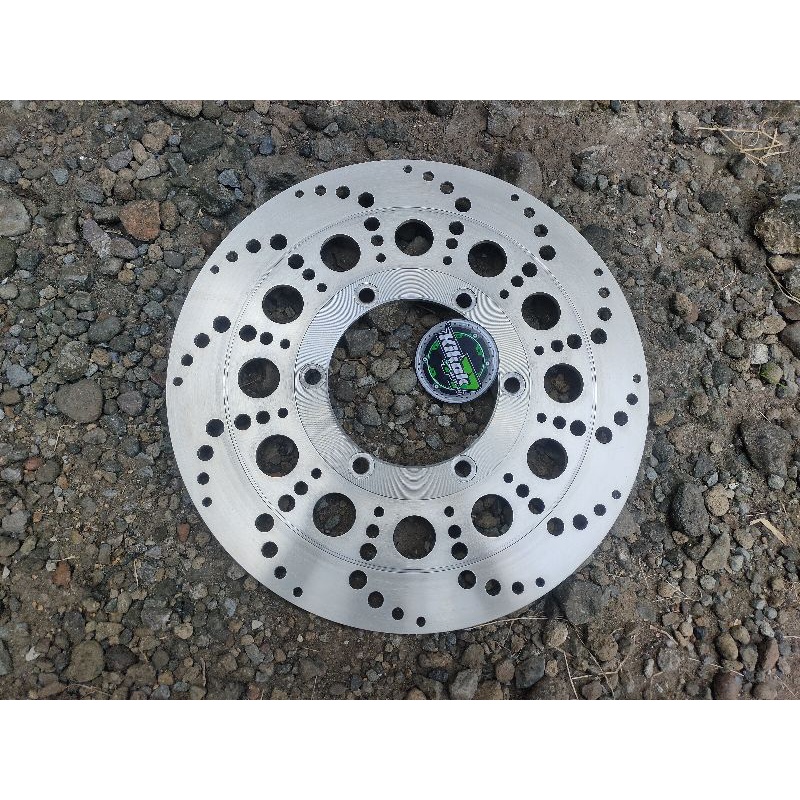 Piringan cakram handmade stainless kumis honda megapro GL tiger 320mm