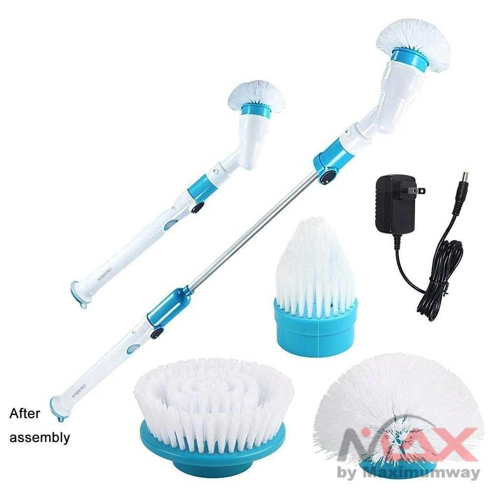 Sikat Lantai Toilet EYCOCCI Hurricane Spin Scrubber Sikat WC Elektrik - WQ8111 Warna Biru