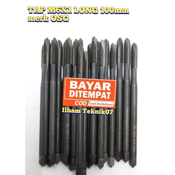 TAP M6X1 OSG TAP LURUS M6 TAP LONG M6 TAP 6X1 TAP OSG M6X1 TAP PO M6X1

