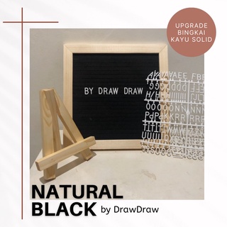 Jual PAPAN NAMA BAYI/ LETTER BOARD [include standing kayu + satu set