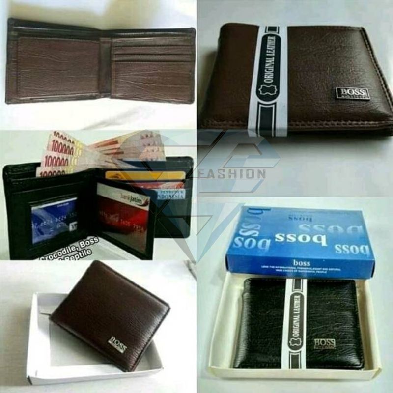 Dompet pria lipat Terbaru terkeren slop kartu free box