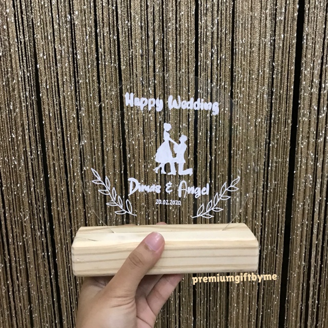 [CUSTOM] LETTERING ACRYLIC BULAT - Akrilik LED Kado Ultah Hadiah Pernikahan Gift Paket Wisuda Ulang Tahun Tunangan Kelahiran Hampers Premium Murah Unik Estetik Aesthetic Sahabat Pacar Istri Bayi Anak Box Lampu