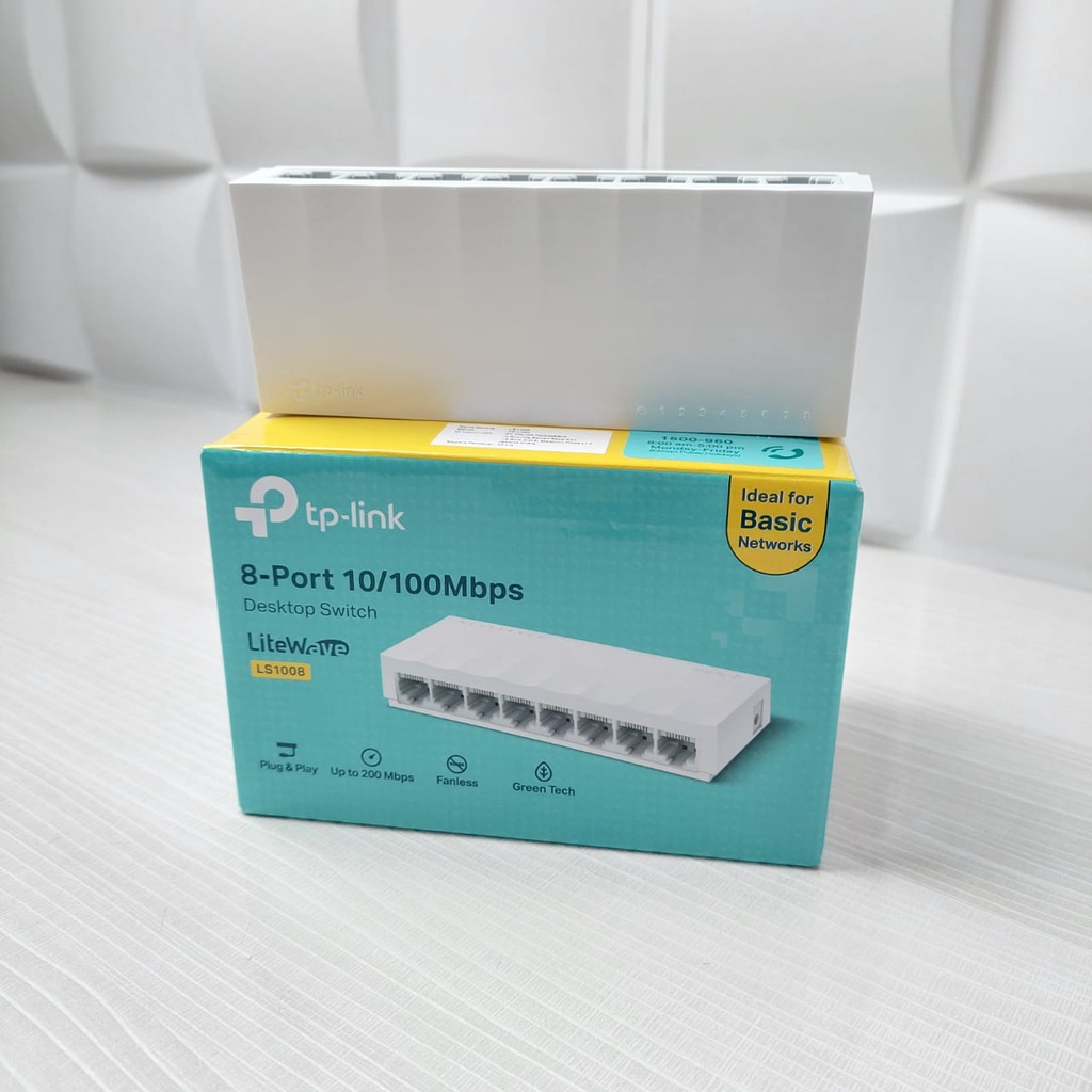 Tp -link 8-Port 10/100Mbps  Desktop Switch  8-port 10/100Mbps Desktop Switch LiteWave LS1008