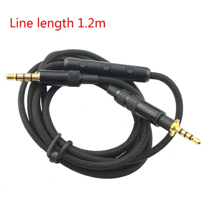 Btsg Kabel Audio Pengganti Dengan Mic + Kontrol Volume Untuk Headphone Jbl-J55 J55A J88 J88A