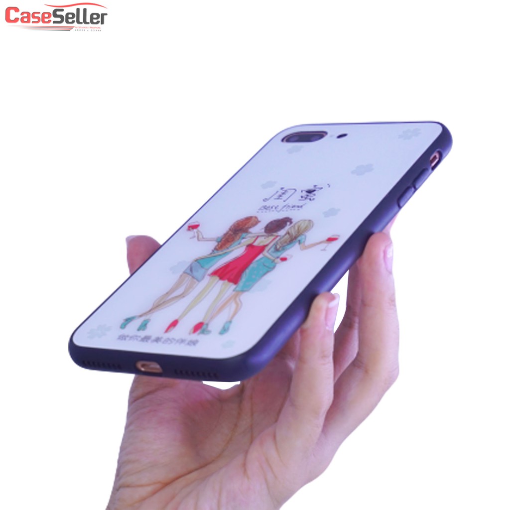 CaseSeller - SAMSUNG A10S / A20S / A30/A20 / A50/A50S  Hardcase Glass Ultraviolet Glow In The Dark