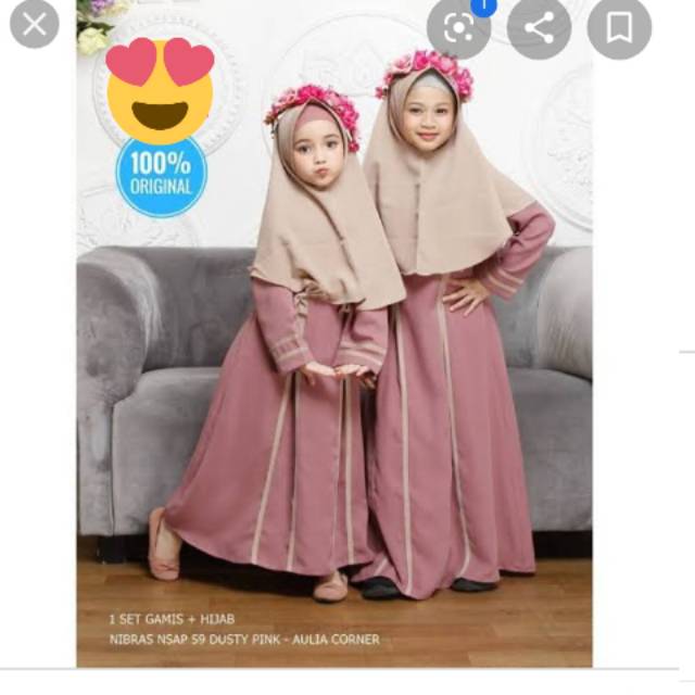 Setelan Gamis Anak Cantik Butik by Daris Collection