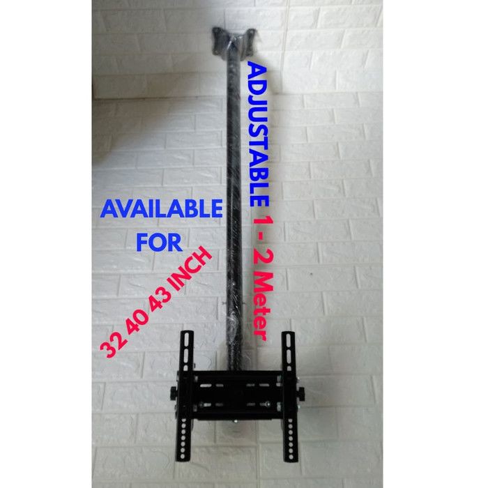 Bracket Gantung Plafon 32 - 43 Inch Adjustable 2 Meter