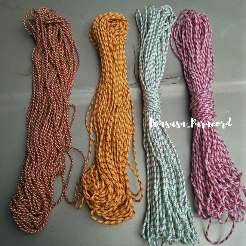 TALI PRUSIK 2MM - 3MM | TALI GELANG | TALI KALUNG | TALI PARACORD