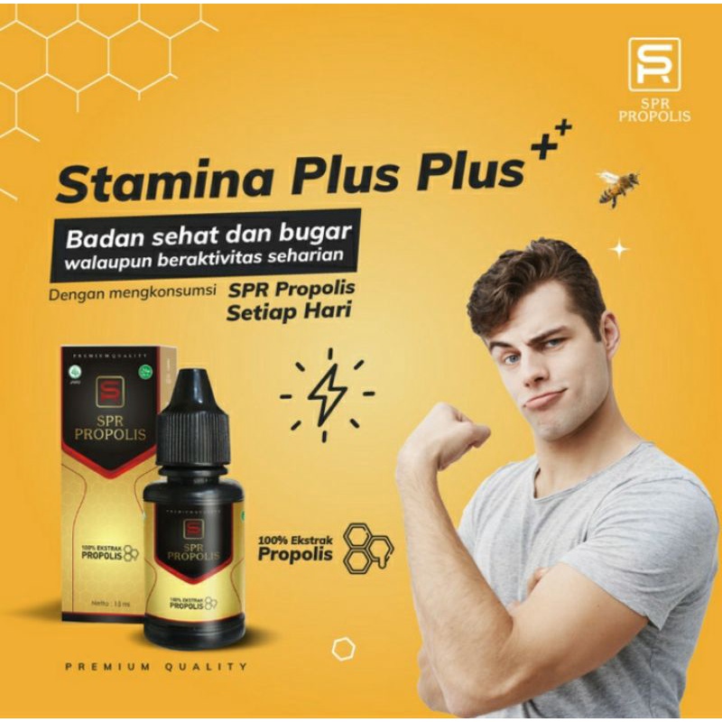 SPR Propolis original stamina kuat herbal alami BPOM Berkhasiat