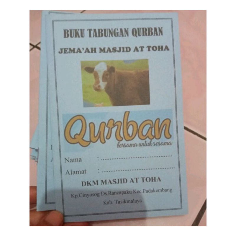 

Buku tabungan qurban