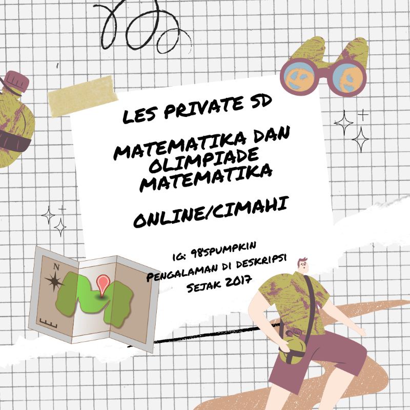 

Jasa Tutor Matematika SD / Les Private SD / Les Matematika SD / Les Olimpiade Matematika SD