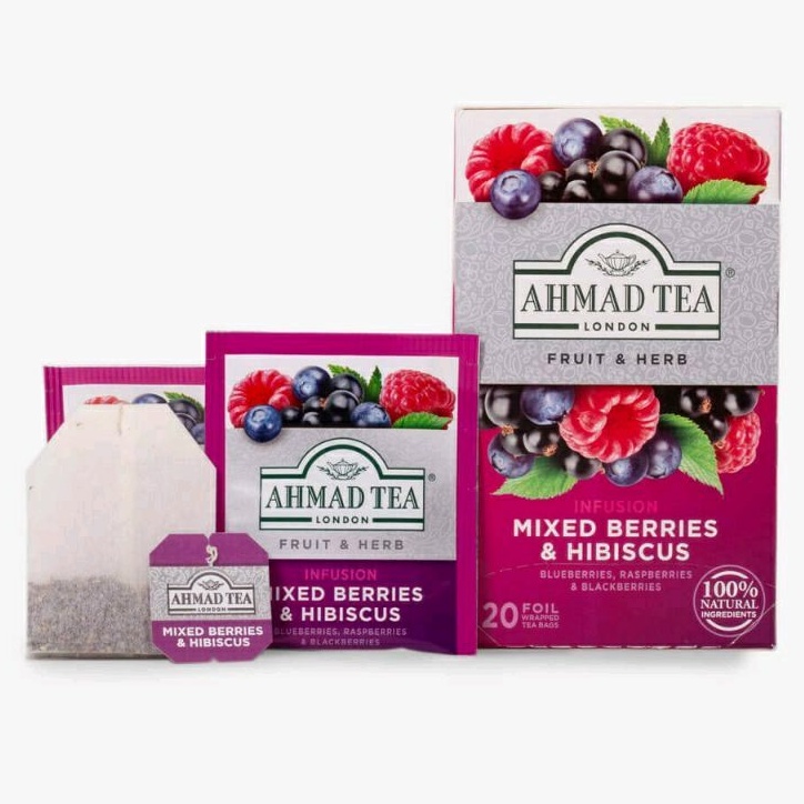 

AHMAD TEA Mixed Berries & Hibiscus Infusion 20 Teabags