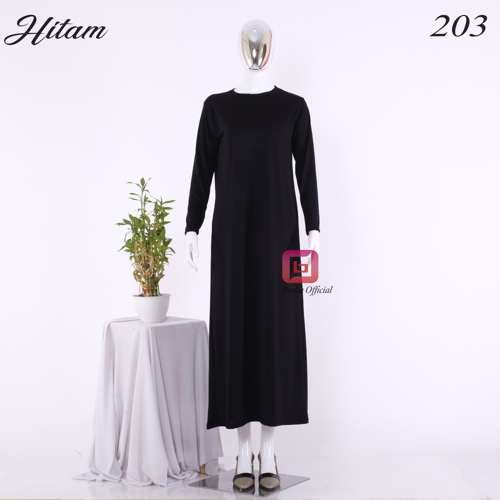 gamis manset dalaman lengan panjang wanita inner muslim premium