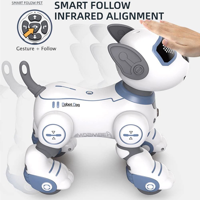 Mary RC Robotic Stunt Puppy Programmable Stunt RC Puppy Interaktif Dengan Komando