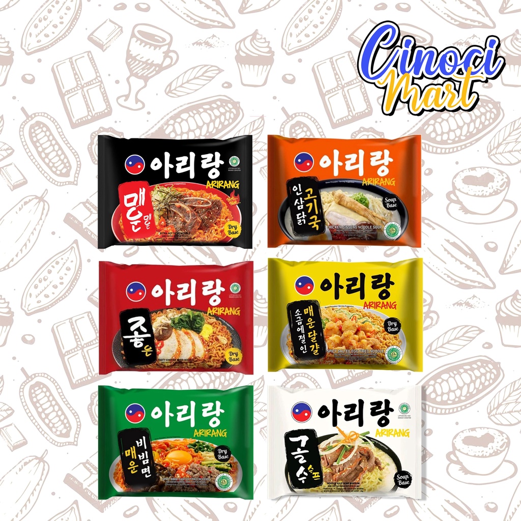 

Arirang Noodle Mie Instan Korea 130g