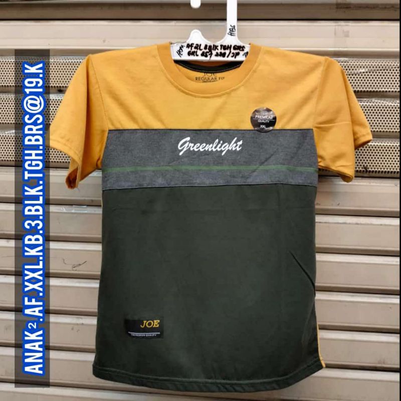 Kaos anak distro lengan pendek best seller kids