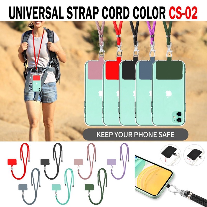 TALI LANYARD GANTUNGAN HP SLING  STRAP BUAT CASE HANDPHONE