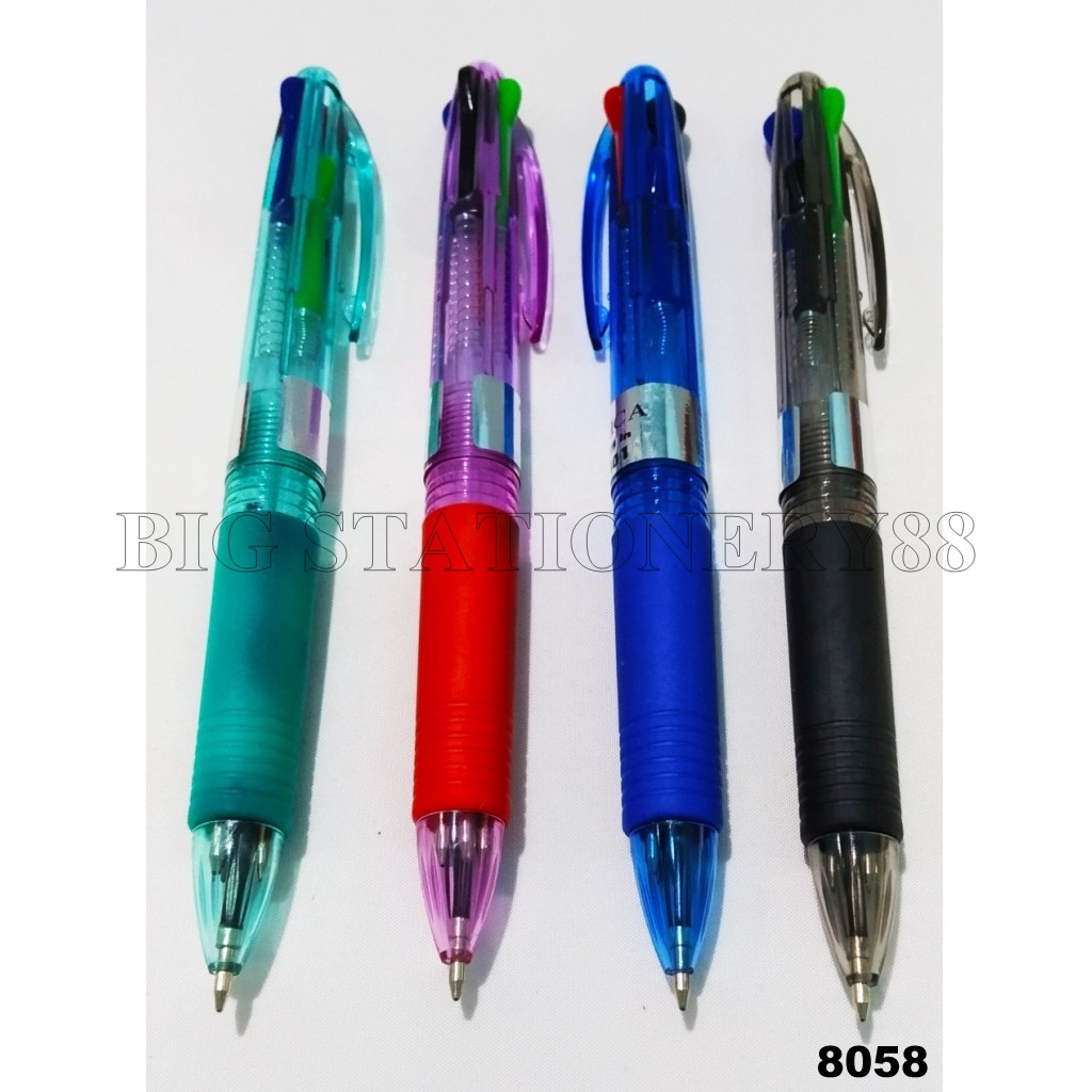 PULPEN / PENA / PEN 4 WARNA TEKAN TOZHCA TZ-8401